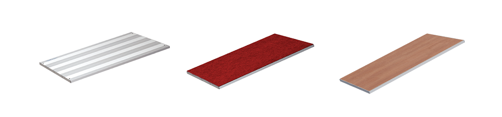 イメージ：床板：NF-6D/NF-9D │床板カーペット付：NF-6DK/NF-9DK │床板 木目調シート付：NF-6DM/NF-9DM